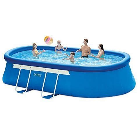 Intex Oval Frame Pool Set Review - Features vs Consideration | Best above ground pool, Portable ...