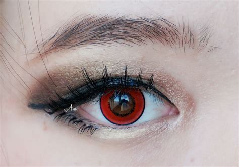 Pin on (Red) Cosmetic Colored Contact Lenses Harajuku Storm Halloween