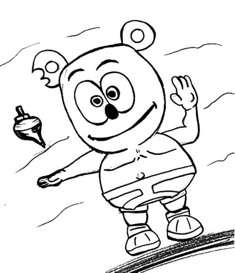 Gummy Bear Coloring Pages Coloring Pages