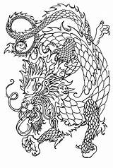 Chinese Dragon Coloring Page Free Coloring Pages  sketch template
