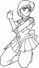 Sailor Mercury Coloring Pages Sketch Page sketch template