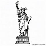 Statue Of Liberty Coloring Pages  Free & Printable sketch template