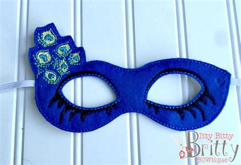 Peacock Inspired Mask - Etsy