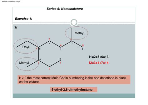 SOLUTION: Organic chemistry nomenclature exercises - Studypool