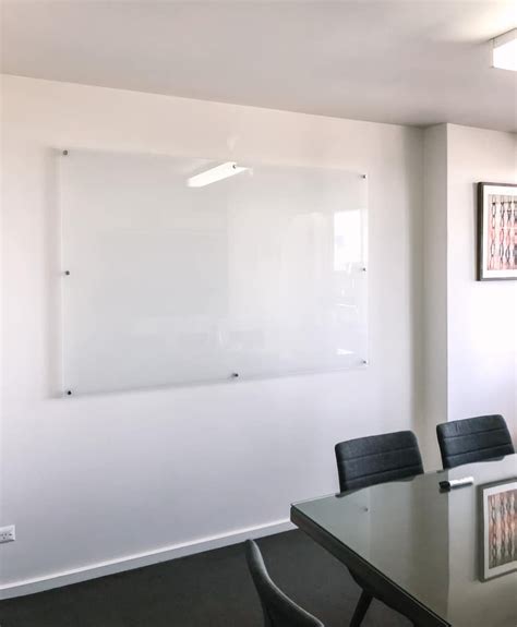 Frameless Acrylic Whiteboard. - Boardroom Fitout | Home office space ...