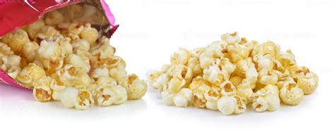 Popcorn bag on white background 4182634 Stock Photo at Vecteezy