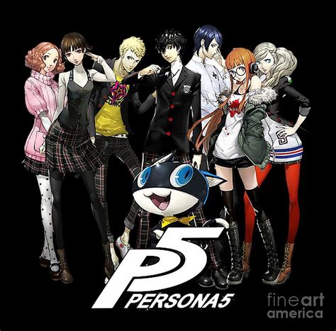 Persona 5 characters Digital Art by Joseph Bedggood - Pixels