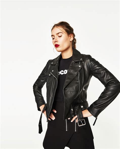 BASIC LEATHER JACKET | Zara leather jacket, Leather jacket style, Stylish jackets