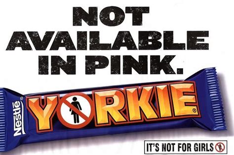 Gender Stereotypes in Yorkie Adverts | Yorkie bar