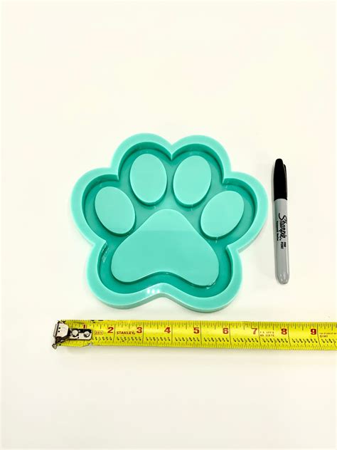 Paw Print Tray Silicone Mold Dog Paw Print Mold Cat Paw - Etsy