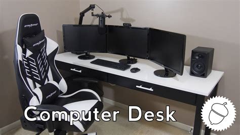 How to Make the Ultimate Gaming Desk | +Free Plans!! - YouTube