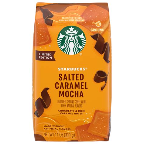 Save on Starbucks Salted Caramel Mocha Coffee (Ground) Limited Edition ...