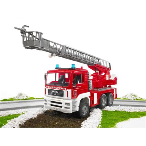 Bruder - MAN TGA Fire Engine With Ladder, Water Pump and Light & Sound Module - The Model Shop