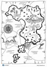16 Free treasure map coloring Pages  ESL Vault sketch template