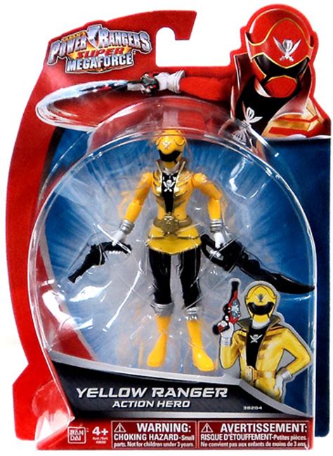 Power Rangers Super Megaforce Yellow Ranger Action Hero Action Figure ...