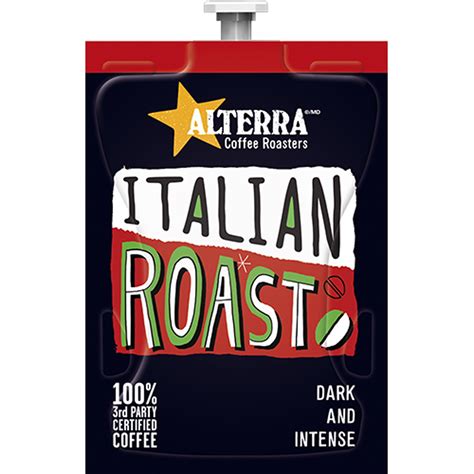 FLAVIA Alterra Coffee Italian Roast 20 Count Fresh Packs Espresso Pack ...