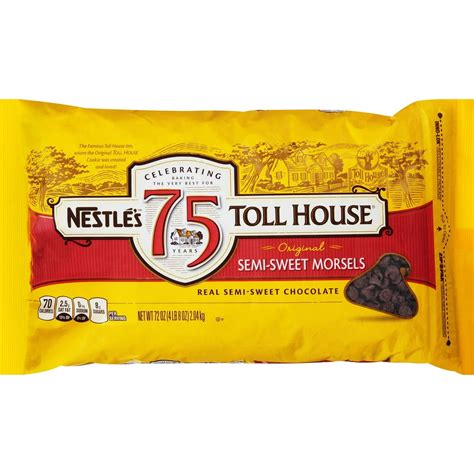 Nestle Chocolate Semi-Sweet Morsels (72 oz. bag) - Walmart.com - Walmart.com