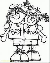 Coloring Pages Of Best Friends Forever At GetColoringscom  Free sketch template