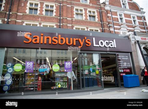 Sainsbury's Local in North London Stroud Green Stock Photo - Alamy