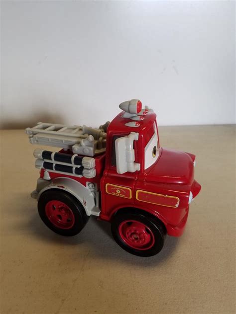 Mattel Disney Pixar Cars Toon RESCUE SQUAD MATER FIRE TRUCK Mater ...