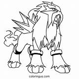Legendary Pokemon Coloring Pages Free Printable PDF sketch template