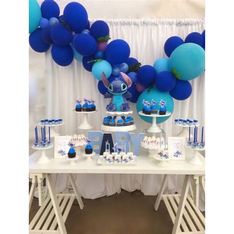 🍼Stitch Baby Shower 🍼 #babyshower #babyshowerdesserttable #stitch #stitchbabyshower #orga ...