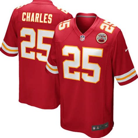 Youth Kansas City Chiefs Jamaal Charles Nike Red Team Color Game Jersey