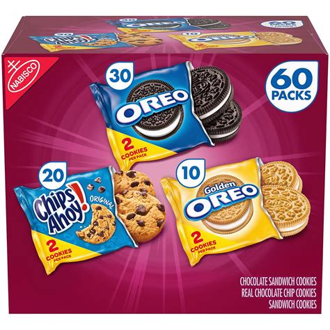 Nabisco Cookie Variety Pack of 60 - Walmart.com