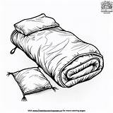 Camping Blanket Coloring Pages sketch template