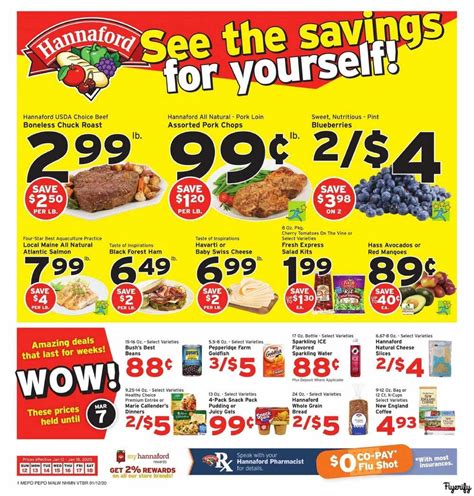 Hannaford Weekly Ad & Flyer January 12 to 18 Canada