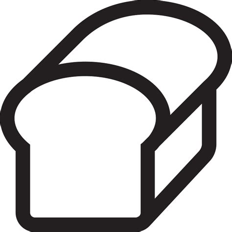 Bread-outline-var icon. Free download transparent .PNG | Creazilla