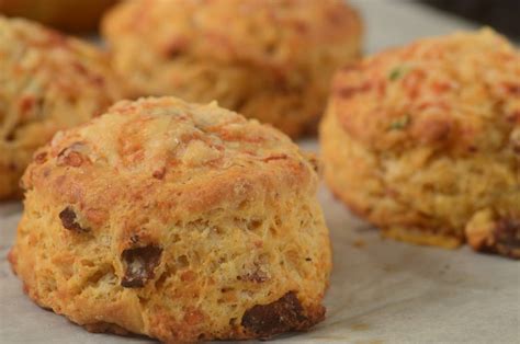 Bacon and Cheese Scones - Joyofbaking.com *Video Recipe*