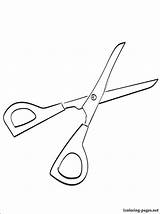 Coloring Pages Scissors At GetColoringscom  Free printable Colorings sketch template