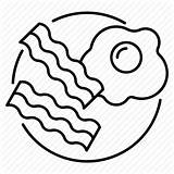 Bacon Eggs Coloring Pages sketch template