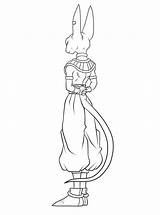 Beerus Colorare Gaddynippercrayons Sketch Coloring Page sketch template