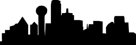 Fort Worth Skyline Silhouette at GetDrawings | Free download