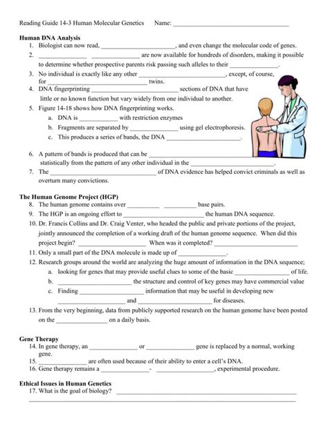 Reading Guide 143 Human Molecular Genetics — db-excel.com