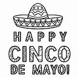 Premium Vector  Happy cinco de mayo Isolated coloring Page sketch template