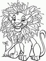 Coloring Lion King Pages Printable Printables Sketch Page sketch template
