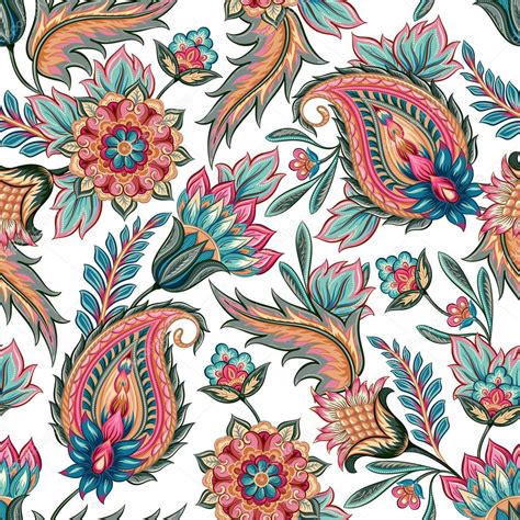 Seamless Paisley Pattern Stock Vector Image by ©JalloM #83111830