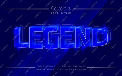 Premium Vector | Editable text style effect legend text style theme 3d ...