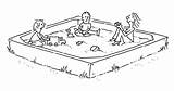 Sand Box Pit Coloring Pages sketch template