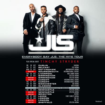 JLS 2023 UK TOUR