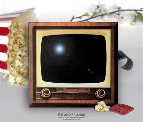 Retro TV Box Template / Vintage Television DIY Box for Crafts - Etsy New Zealand