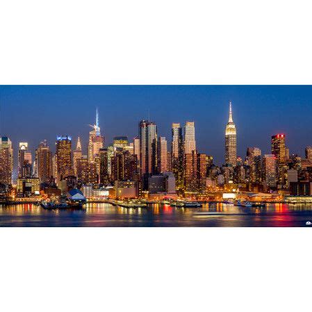 New York Skyline 631 Backdrop Banner 200cms x 450cms approx | Banner ...