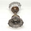 Vintage Fluted Oval Glass Door Knobs | Olde Good Things