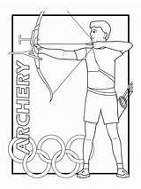 Archery coloring Pages sketch template