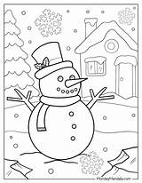 60 Winter Coloring Pages Free PDF Printables sketch template