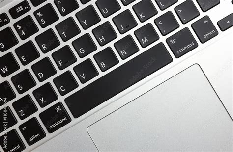 laptop keyboard top view spacebar closeup Stock Photo | Adobe Stock