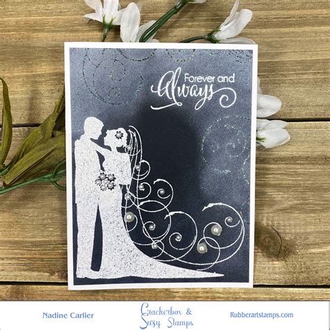 Simple & Elegant Wedding Card ~ Nadine Carlier